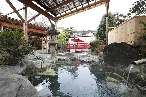 ｢日本の名湯百選｣にも選ばれた｢七沢荘｣の天然温泉