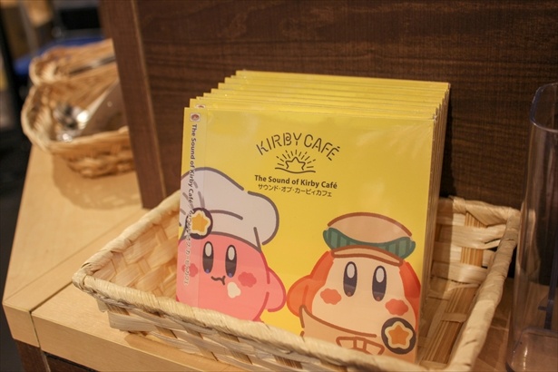 店内で流れるサウンドトラックCDも販売