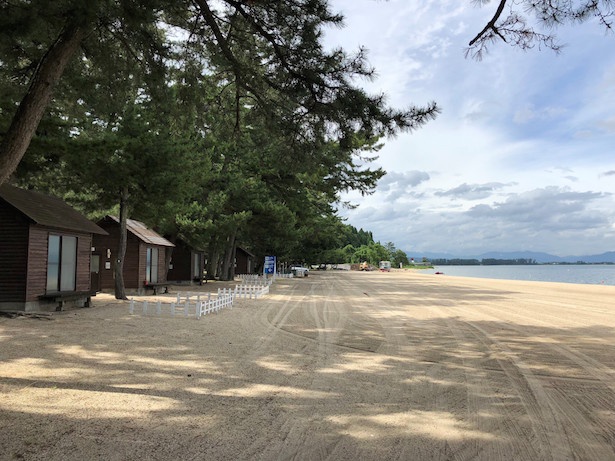 白ひげ浜水泳キャンプ場