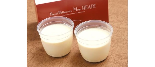 「天使のババロア プレーン」(360円/1個)は名古屋で人気のスイーツ店「ミセスハート」から【養老SA】