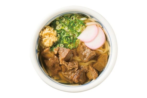 うどんの小町(北九州市小倉南区) / 「牛すじうどん」(590円)