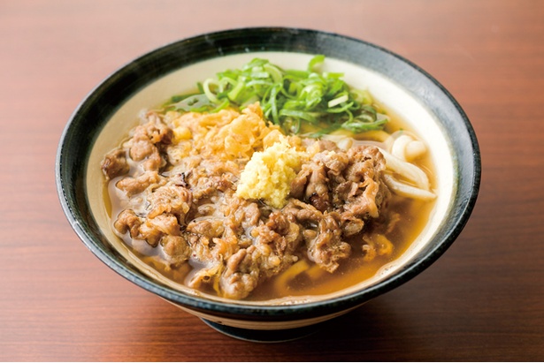 炙り牛肉専門店 博多 肉釜うどん 長者原店(福岡県粕屋郡) / 「牛焼きしゃぶうどん ぶっかけ」(630円)