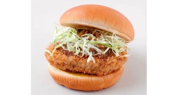 中京・北陸・関西エリアの「イベリコ豚メンチカツバーガー」350円
