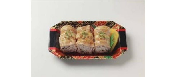 『加藤清正　しそ御飯肉巻おにぎり』　(330円)