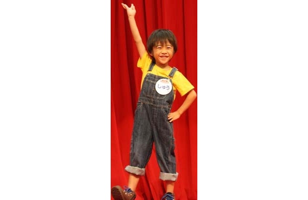 審査員特別賞の野澤柊くん(6歳)