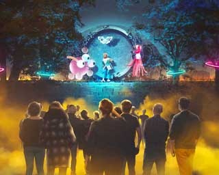 大阪城公園に新ナイトエンタテインメント「SAKUYA LUMINA(サクヤ ルミナ)」が今冬登場！ カナダ拠点のデジタルアート集団が手がける