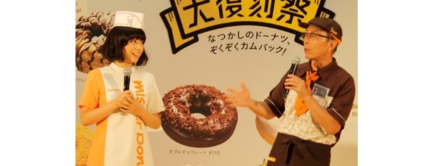 会見では息のあったトークを繰り広げてくれた所ジョージさんと仲里依紗さん
