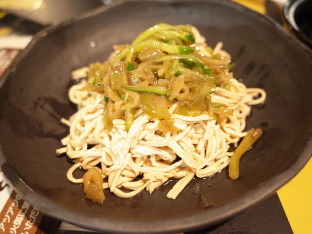 「干し豆腐とザーサイのヘルシー和え」(650円)