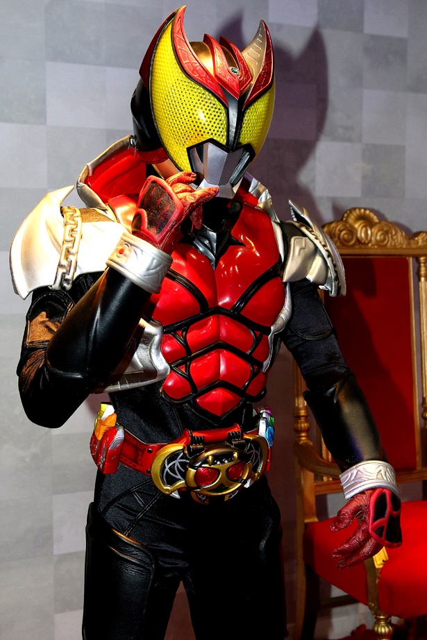 仮面ライダーキバのフォトスポットも設置されている