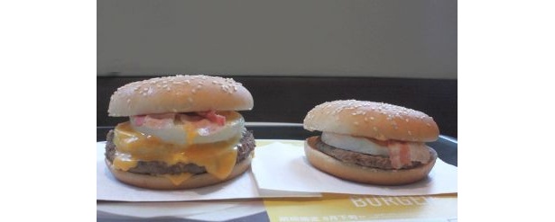 通常の2.5倍のビーフパティ！マクドナルドの「大月見バーガー」にチャレンジ