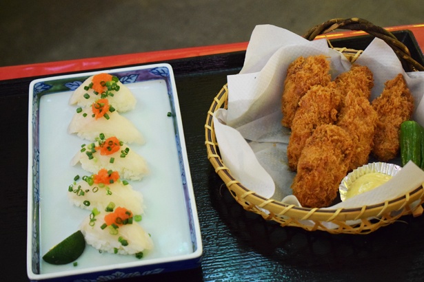 鍋以外にも柳橋市場ならではの料理がたくさん！