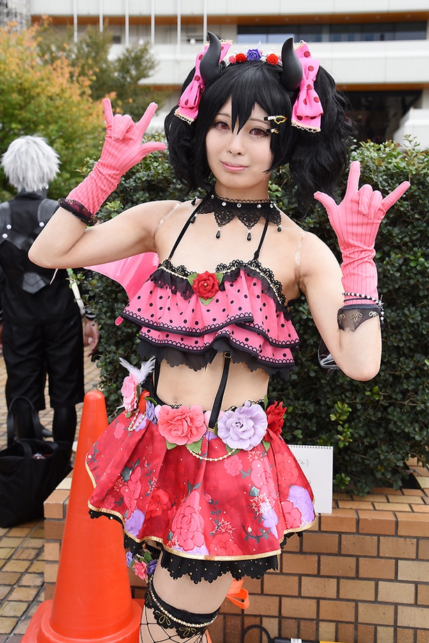 『ラブライブ！』の矢澤にこに扮する白亜しろさん