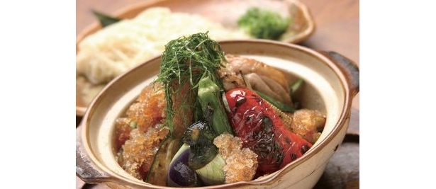 【写真】ダシが氷状に!? 野菜モリモリの“氷山鍋”はこちら！