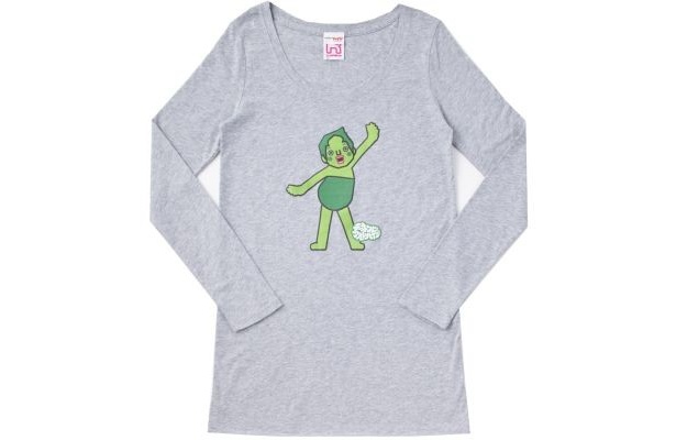 ロング丈長袖Tシャツ「アルムハイジ」(3980円/レディス)