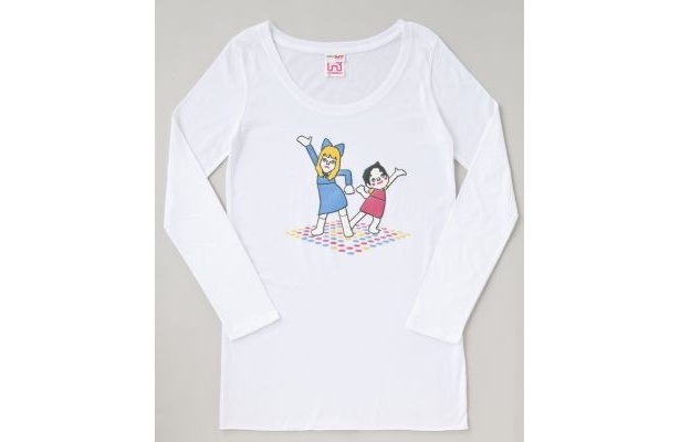 ロング丈長袖Tシャツ「ハイジとクララのダンス」(3980円/レディス)