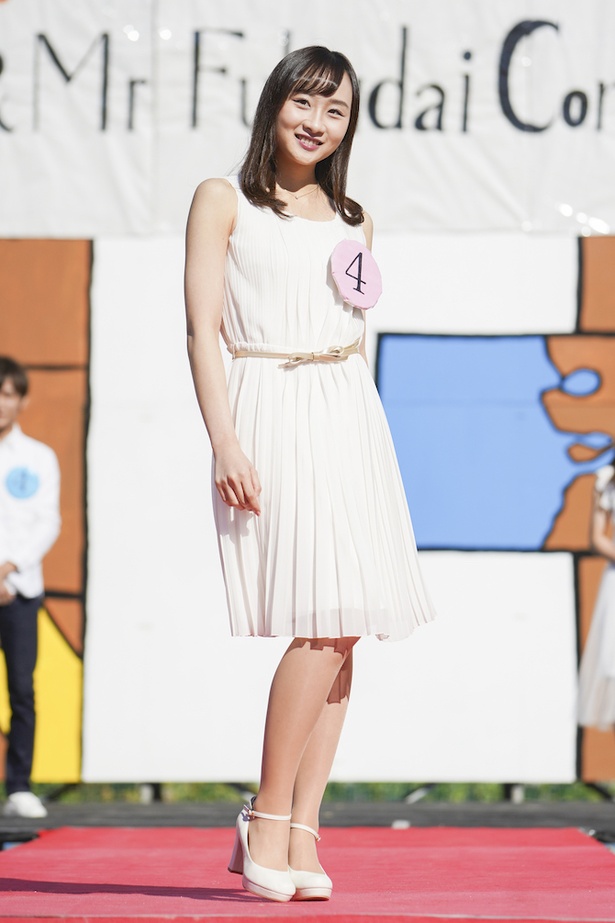 七隈祭で出会ったミスコンファイナリストの上田奈央さん