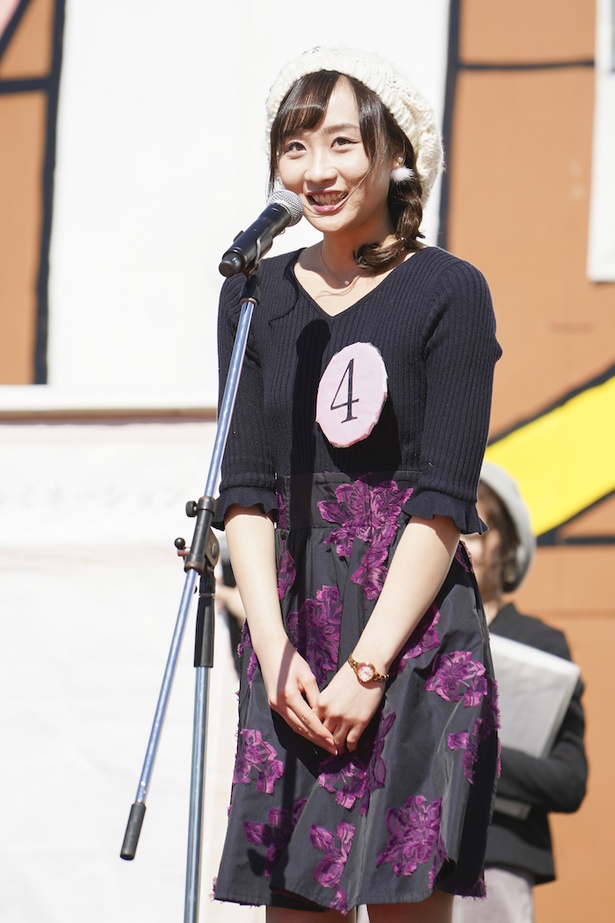 七隈祭で出会ったミスコンファイナリストの上田奈央さん