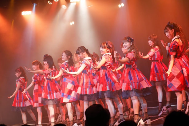 NMB48劇場で出張公演を開催したNGT48チームNⅢ