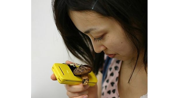 シイタケ嫌いを克服するためのイメージトレーニングに使うも良しのストラップです