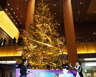 KITTE名古屋でクリスマスイルミネーションがスタート！点灯式には村上佳菜子が登場!!