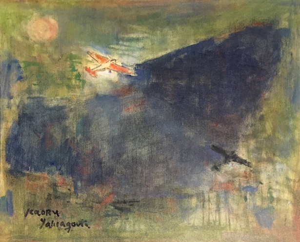 【写真を見る】1964年の作品「翼の影」