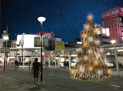 広島県福山市で冬を彩る灯りの祭典「ルクシアタふくやま2018」が開催中