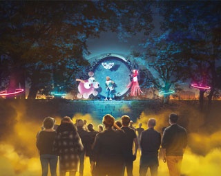 未来から来た少女と一緒に冒険！大阪城公園に最先端のナイトエンタテインメント「SAKUYA LUMINA」が登場