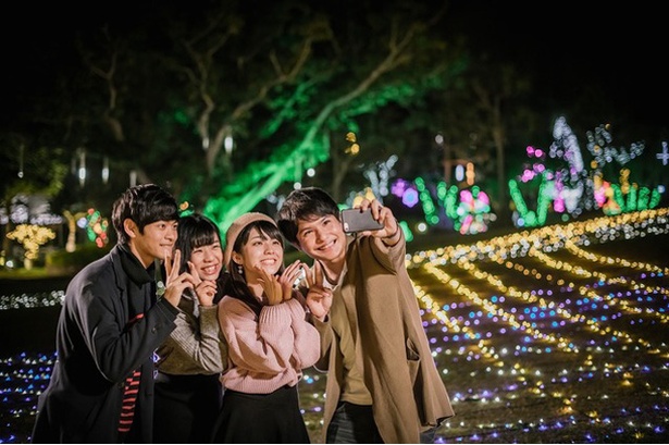 【写真を見る】ひかりの散歩道2018 TONAN Night Decoration(沖縄県沖縄市) / 夜の植物園できらびやかなイルミがひろがる