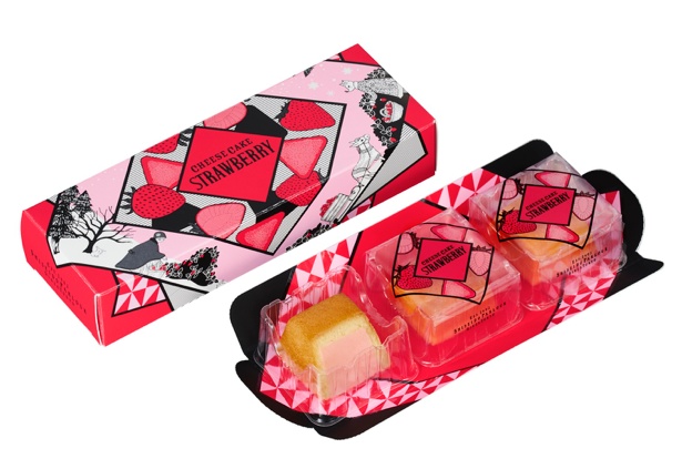 「冬のチーズケーキ(いちご)」3個入918円