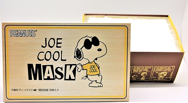 マスクBOXには「JOE COOL」のイラストが