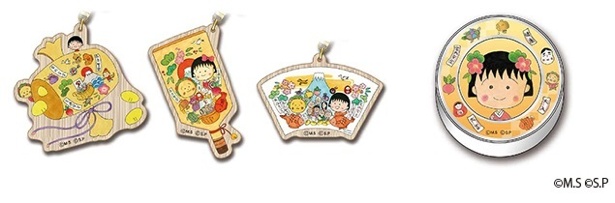 12月22日(土)より発売のキデイランド限定商品「福あつめ ウッドキーホルダー(各税抜600円)、福あつめ キャンディ缶(税抜800円)」