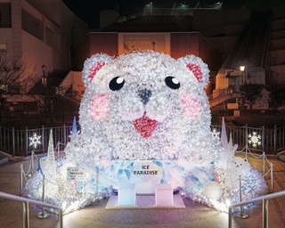 巨大しろくま出現！兵庫県尼崎市「2018 つかしん ウインターイルミネーション」