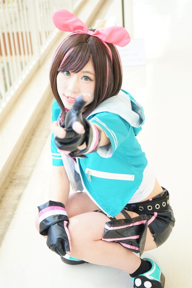 バーチャルYouTuberのキズナアイ	に扮したもかさん
