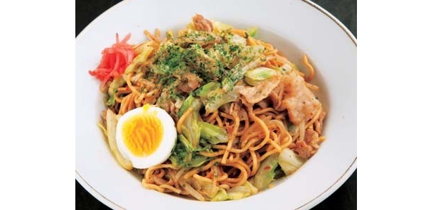 「湯河原名物たんたんたぬきの坦々やきそば」(300円)