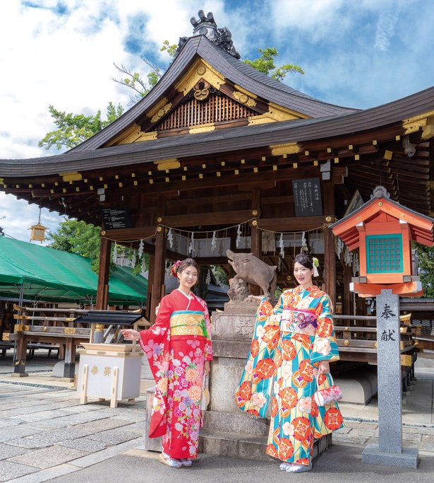 イノシシの神社で足腰の健康を祈願/護王神社