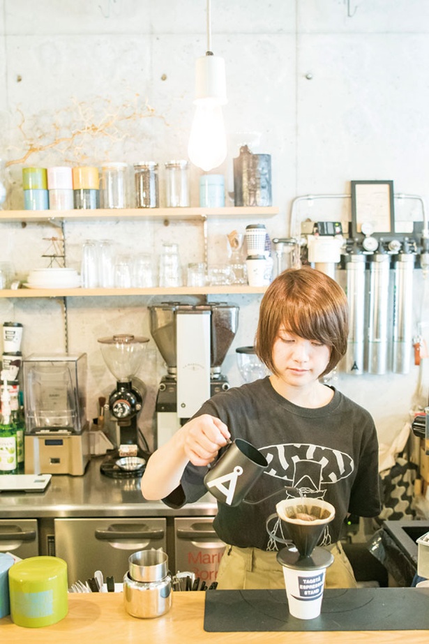 TAG STA / コーヒーは橋口さんが「コーヒーらしいコーヒー」と好む深煎りの豆が中心