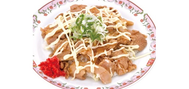 大阪府代表・戎橋店「なにわの豚マヨ生姜焼き丼」（577円）