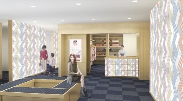 「j-culture着物屋」では着物の購入やレンタルのほか、着付け体験などもできる