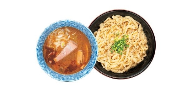 「川越達也×頑者」のコラボつけ麺「W川越 コラボナーラ」(800円 女子盛り700円)