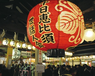 商売繁盛を願う人でにぎわう博多の新年の風物詩「十日恵比須神社 正月大祭」