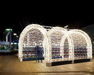 冬の富山市をあたたかな光で包む「ホワイトイルミネーションとやま」開催中