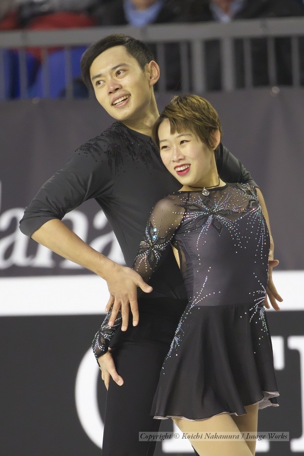 2位に入ったパン＆ジン組のショートプログラム。ショート1位から逆転を許したのだが、この結果は本人達にとって十分納得のいくものだったようだ