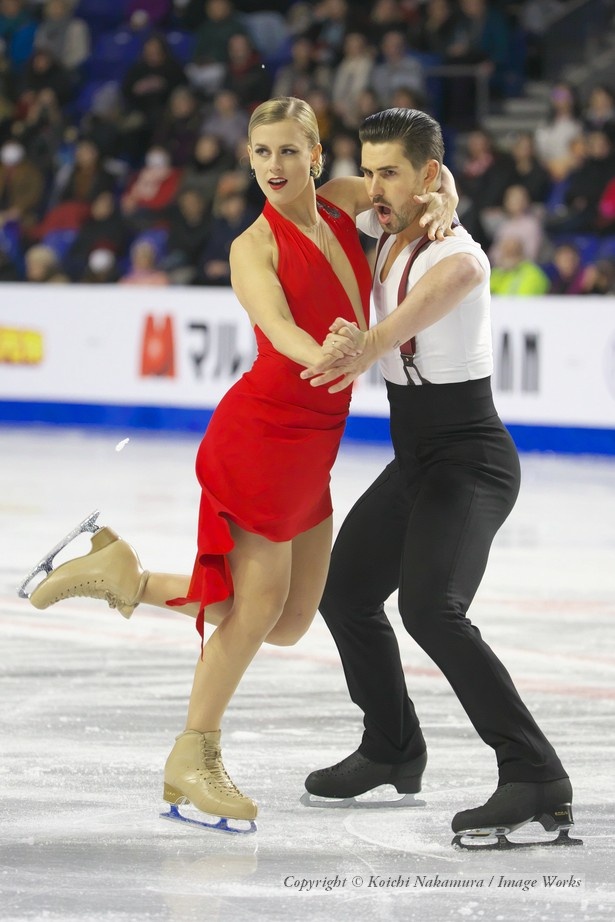 優勝したハベル＆ダナヒュー組。昨シーズン、世界選手権で2位に入り、今季はチャンピオンを狙うシーズンとなる