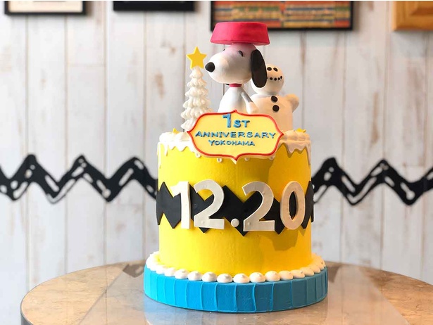 フォトジェニックなスヌーピーケーキでお祝い Peanuts Diner 横浜 1周年記念 限定展示 キャラwalker ウォーカープラス