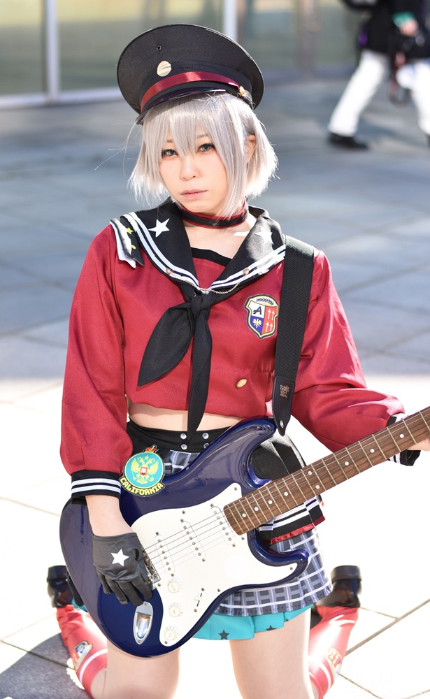『BanG Dream!」の青葉モカに扮する さちさん