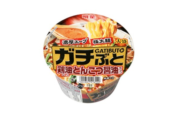 第4位：明星食品「ガチぶと 鶏油とんこつ 醤油ラーメン大盛」(7.5ポイント)