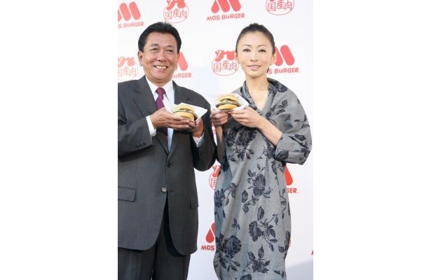 モスフードサービス社長と松雪さん