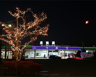 冬の夜の蜃気楼が魚津の街を彩る・富山県魚津市「イルミラージュUOZU」