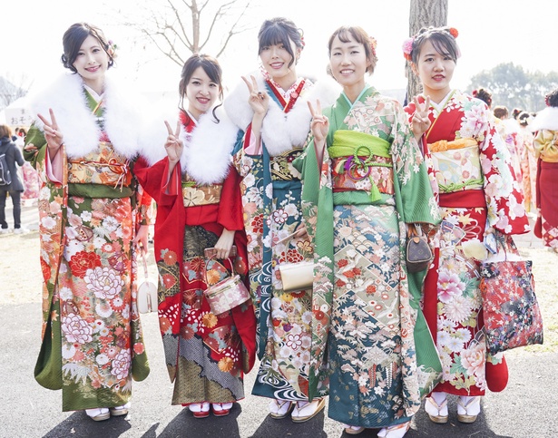  北九州市の成人式で見つけた振袖美人　あやささん　ちなつさん　よしのさん　アリスさん　みやさん
