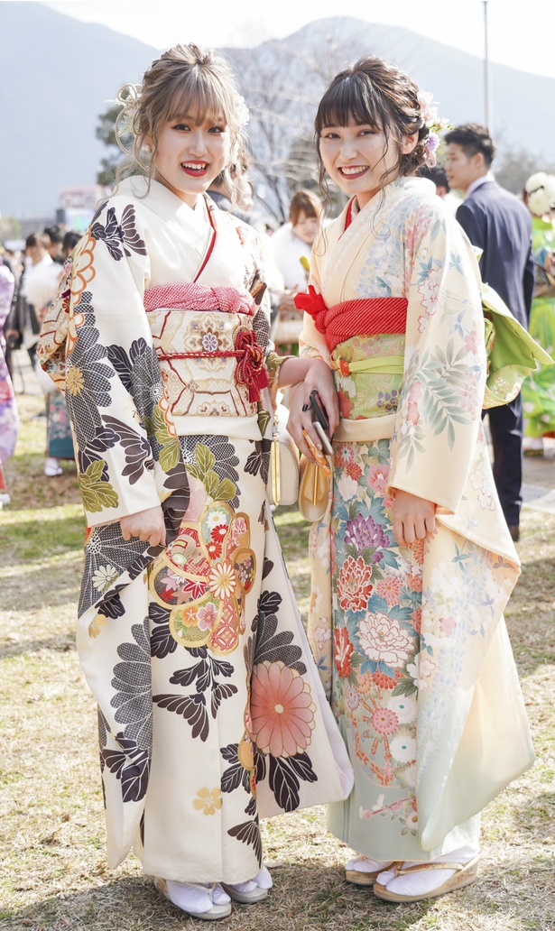  北九州市の成人式で見つけた振袖美人